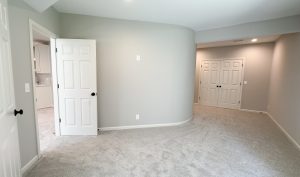 Kansas City basement remodel storage closet