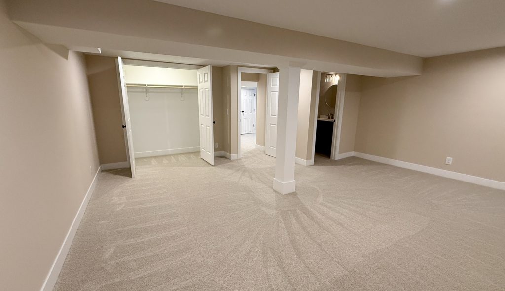 basement remodel with low ceilings kansas city laundry room