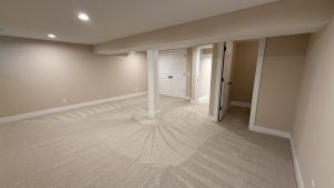 low ceiling basement remodel kansas city contractor basement finish