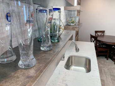 basement finish kansas city leawood flooring overland park olathe wet bar remodeling bathroom kitchen