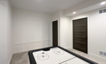Kansas City basement remodel game room