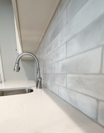 Kansas City basement remodel wet bar