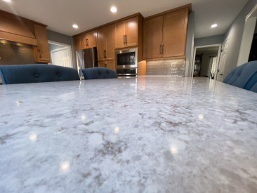 Kansas City kitchen remodel island