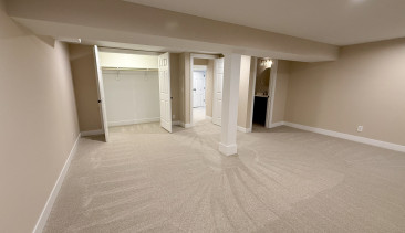 basement remodel with low ceilings kansas city laundry room